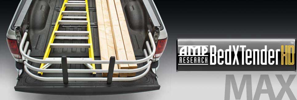 AMP Research BedXTender is an extension to your truck bed and offers exactly what the product is called, a Bed Extender. This Extender is great for hauling heavy duty large items.