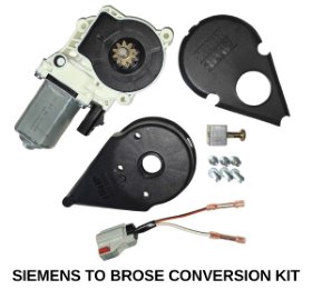 Show product details for AMP Research SIEMENS to BROSE Conversion Kit ( 80-04868-10 )<BR>Amp Research Certified Replacement Part