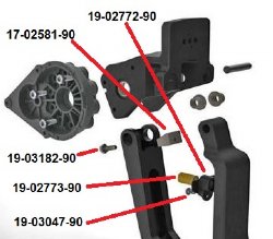 Show product details for Amp Research Bumper Housing / Driving Wedge Kit, 4 Sets