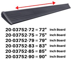 Show product details for AMP Research PowerStep Board, Single Unit.<BR>Available 72', 75', 79', 83', 85', 90' inch lengths