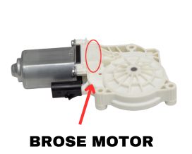 AMP Research Replacement Motor (80-04868-90)<BR>(BROSE Motor)<BR>Amp Research Certified Replacement Part