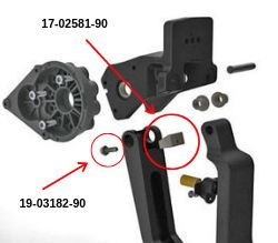 Show product details for AMP Research (Bolt & Wedge Kit) 17-02581-90, 19-03182-90